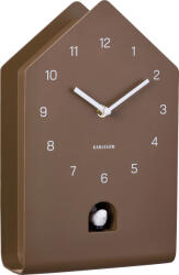 Karlsson Ceas de perete cu cuc Fino Cuckoo, maro (KA6076BR)