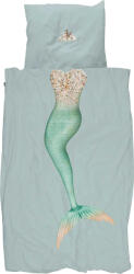 Snurk Lenjerie de pat Mermaid Aqua 140 x 200 cm cu față de pernă 60 x 70 cm (meraq140) Lenjerie de pat