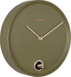 Karlsson Ceas de perete Esencia Cuckoo, cu cuc, oliv (KA6123GR)
