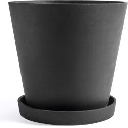 HAY Ghiveci Hay 34 cm negru cu suport (AB394-A937-AB68)