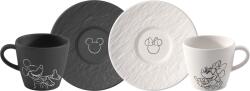 Villeroy & Boch Cești de espresso cu farfurioare Manufacture Rock Mickey Mouse 60 ml, 2 buc (10-4719-8520)