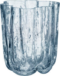 Kosta Boda Vază Crackle Circular 12, 1 cm, albastru (7042424)