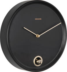 Karlsson Ceas de perete cu cuc Esencia Cuckoo, negru (KA6123BK)