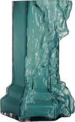 Kosta Boda Vază Rocky Baroque 35 cm, albastru petrol (7042418)