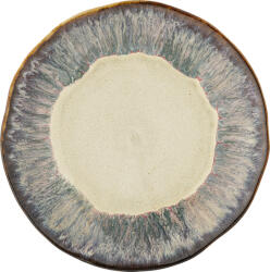 Bloomingville Farfurie de desert Imogen 16, 5 cm verde-crem (82072805)