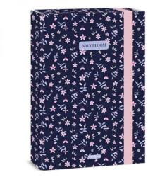 Ars Una Navy Bloom virágos füzetbox - A4 - kék (50855612)