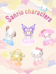 Famosa Hello Kitty - Figurina Ascunsa In Folie, 4 Cm, Baby Angel - Famosa (24mqd-002) Figurina