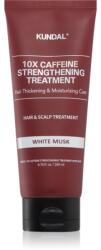 KUNDAL Caffeine 10X White Musk ingrijire consolidata petru par fragil si fara vlaga 200 ml