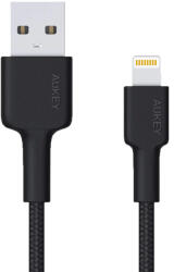 AUKEY CB-AL05 Lightning kábel 1 M Fekete (CB-AL05 Black)