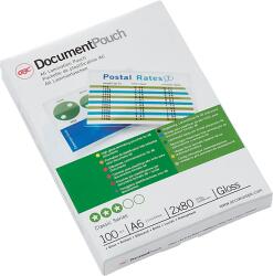 GBC Meleglamináló fólia, 80 mikron, A6 méret, 100 db/csomag (IB585067) (IB585067)