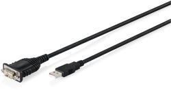 Digitus DA-70172 soros kábel Fekete 1, 8 M USB A típus DB-9 (DA-70172)