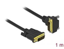 Delock 85893 DVI kábel 1 M DVI-D Fekete (85893)