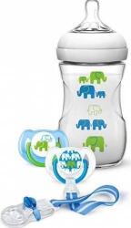 Philips Set cadou Philips Avent Natural SCD627/01 Albastru (SCD627/01)