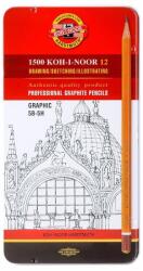 KOH-I-NOOR Graphic 1502/3 fémdobozos grafitceruza szett (7130069003)