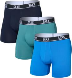 Saxx Essential Perform Mesh Boxer Brf Fly 3Pk boxeralsó M / kék