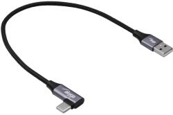 Akyga AK-USB-58 USB kábel USB 2.0 0, 3 M USB C USB A Fekete (AK-USB-58)