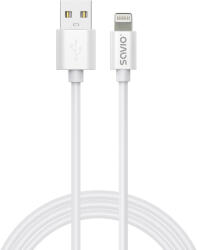 SAVIO Cl-193 USB kábel USB 2.0 2 M USB A USB C/Lightning Fehér (SAVKABELCL-193)