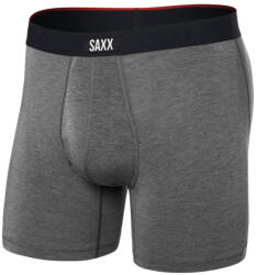 Saxx Vibe Xtra Soft Comfort Boxer Brief Fly boxeralsó XL / szürke