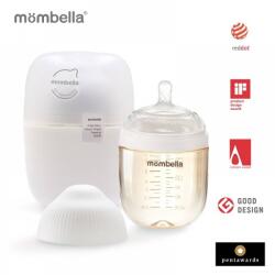 Mombella Biberon Anticolici cu Tetina M Flux Mombella Breast-Like 210ml Ivory (8141)