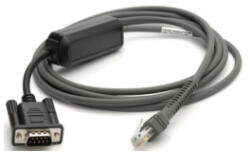 Zebra CBA-R10-S07ZBR soros kábel Fekete 2, 13 M DB9 RJ-45 (CBA-R10-S07ZBR)