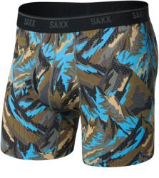 Saxx Quest Quick Dry Mesh Boxer Brief Fly boxeralsó L / barna