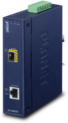 PLANET Media Convertor Planet IGT-805AT, SFP, pentru retea 1000 Mbit/s, Port Ethernet LAN RJ-45, Albastru (IGT-805AT)