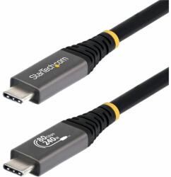 StarTech USB 4.0 Type C Összekötő Fekete 1.5m CC150CM80GUSB4CABLE (CC150CM80GUSB4CABLE)