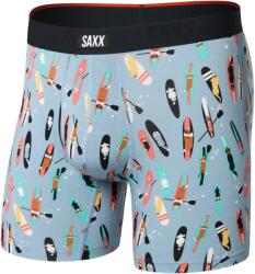 Saxx Vibe Xtra Soft Comfort Boxer Brief Fly boxeralsó L / kék/világoskék