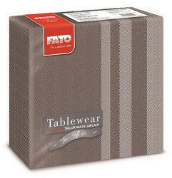 FATO Airlaid szalvéta 40x40cm Tweed Chocolate 50 lapos (88441100) - alphadenthigienia