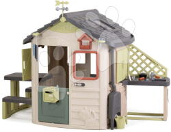 Smoby Căsuță cu corespondență Jura Lodge Life Smoby cu hrănitoare extensibilă pentru păsări, cu filtru UV, recomandată de la 24 luni (SM810304-B) Casuta pentru copii