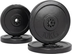 HOMCOM Discuri acoperite cu vinil | Aosom Romania (A91-451V00BK)