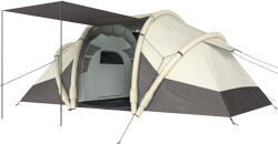 Outsunny Cort Gonflabil Camping 2-4 persoane cu pompă 2 camere și zonă de zi impermeabil 3000 mm 485x245x188 cm gri | Aosom Romania (A20-554V00GY) Cort