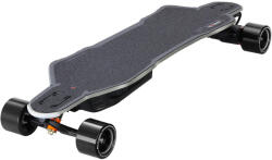 Exway Skateboard Electric Exway Flex Paragon Belt, 504Wh, putere 3058 W, viteza maxima 50 km/h, autonomie 55 km, roti de 90 mm, iluminare RGB, telecomanda, Negru/Alb (EB-FPG1B)