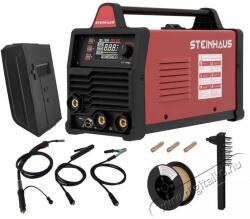 Steinhaus PRO-MIG130 MIG/TIG/MMA inverter hegesztő, 130 A maximális hegesztőáram, 230 V, 0, 8-1, 0 mm maximális huzalátmérővel