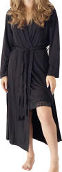 Nicol Da Re Pijama dama Nicol Da Re, Julliete, Bambus si dantela, camasa de noapte cu halat, M, Negru (mod3black-m)