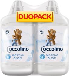 Coccolino Sensitive&Soft Balsam concentrat 136 spălări 2x1700ml (8720181513107)