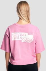 GymBeam Tricou pentru femei Boxy Girls Club Pink - GymBeam - vexio