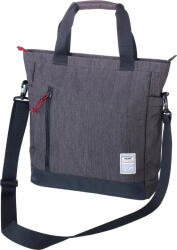 Troika Geanta de umar - Business Shoulder Bag, Poliester, Fitness, 12 l, Gri, 35cm , 40cm (bbg52/gy) Geanta voiaj