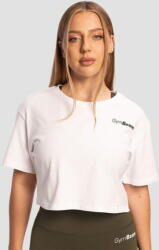 GymBeam Tricou pentru femei Cropped Limitless White - GymBeam - pcone