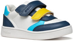 GEOX pantofi sport cu fixare velcro băiat alb/albastru închis (14C0A5)