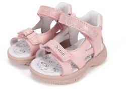 D. D. STEP sandale fată cu velcro roz (14BF60)
