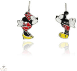 Újvilág Kollekció Ezüst Mickey & Minnie gyerek fülbevaló - 02203-45
