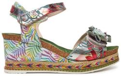 Laura Vita női espadrillák, HACDEO 09, valódi bőr, 36 EU, ezüst (0000305012937_36)