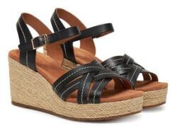 Clarks női espadrillák, 26181462, Valódi bőr, 40 EU, Fekete (0000304852107_40)