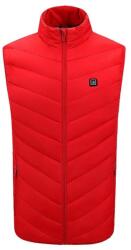 Flippy Fűtött mellény, Flippy, unisex, 2 fűtési zóna, pamut töltet, 3 hőmérsékleti fokozat, USB töltés, piros, 65 - 75 kg, XXL méret (162328)