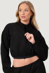 GymBeam Дамски суичър с цип NEO Black L