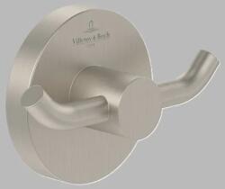 Villeroy & Boch Cuier dublu baie, fixare ascunsa, nichel periat (Brushed Nickel Matt), Villeroy & Boch Elements Tender TVA15101200064 TVA15101200064 (TVA15101200064)