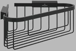 Villeroy & Boch Polita de colt, pentru dus, negru mat (Matt Black), Villeroy & Boch Elements Tender TVA151009000K5 TVA151009000K5 (TVA151009000K5)