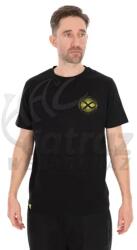 Matrix Large Fade Logo T-Shirt Black/Lime - L - Matrix Póló (GPR477)