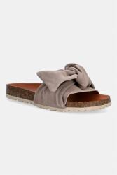 Verbenas papuci cu vârf deschis pentru femei, din piele întoarsă ROXY VELOUR PPY2-KLD16R_84X